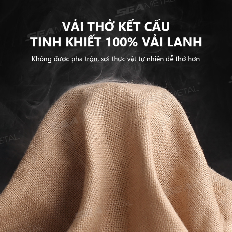 Vỏ bọc ghế ô tô bằng vải lanh SEAMETAL Mặt trước Đệm bọc Bộ bảo vệ mềm đa năng