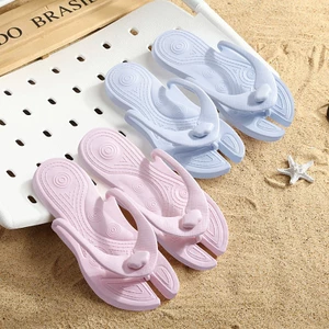 Dép di động có thể gập lại, đế EVA, cho công tác/du lịch/biển, kiểu xỏ ngón, dùng cặp đôi