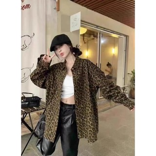 Áo sơ mi nữ dài tay dáng rộng phong cách Hàn Quốc