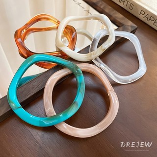 Drejew Hàn Quốc Nhựa Pháp retro Vòng Tay Nữ Phóng Đại Vòng Tay Vòng Tay retro Đa Năng Vòng Tay