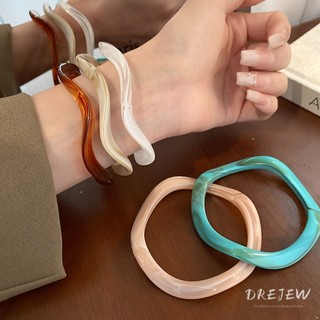 Drejew Hàn Quốc Nhựa Pháp retro Vòng Tay Nữ Phóng Đại Vòng Tay Vòng Tay retro Đa Năng Vòng Tay