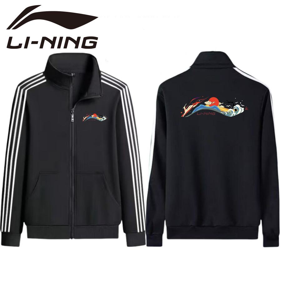 Áo cầu lông Li Ning 2025 mới Li Ning áo khoác cầu lông quần áo dành cho nam nữ đoạn áo dài tay yy thi đấu quần áo áo áo sơ mi thể thao