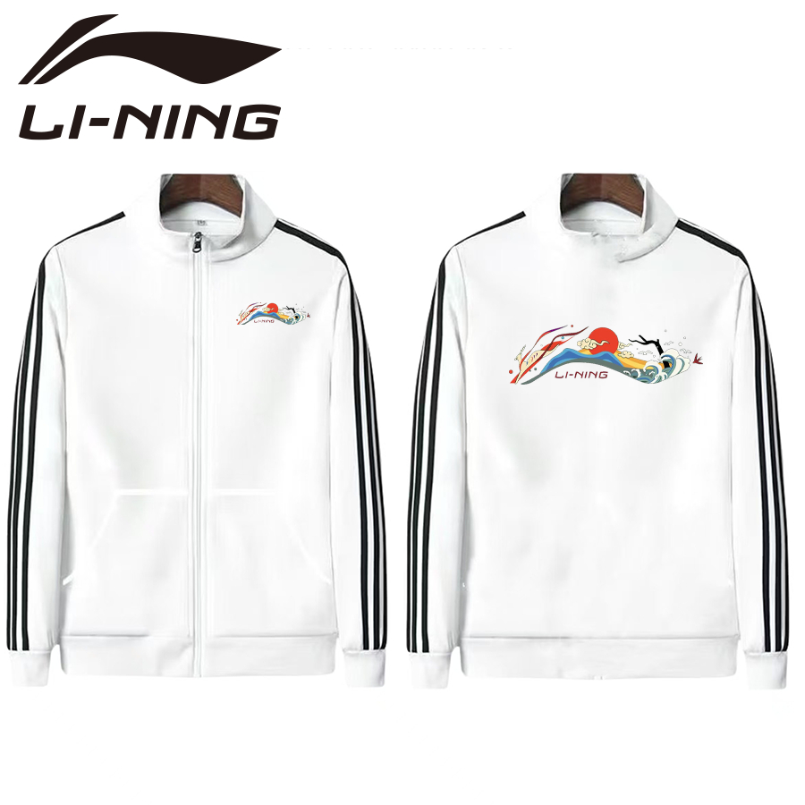 Áo cầu lông Li Ning 2025 mới Li Ning áo khoác cầu lông quần áo dành cho nam nữ đoạn áo dài tay yy thi đấu quần áo áo áo sơ mi thể thao