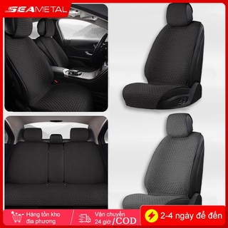 Vỏ bọc ghế ô tô bằng vải lanh SEAMETAL Đa năng Mặt trước Ghế đệm thoáng khí Full Set Bảo vệ ghế ô tô Mad