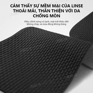 Vỏ bọc ghế ô tô bằng vải lanh SEAMETAL Đa năng Mặt trước Ghế đệm thoáng khí Full Set Bảo vệ ghế ô tô Mad
