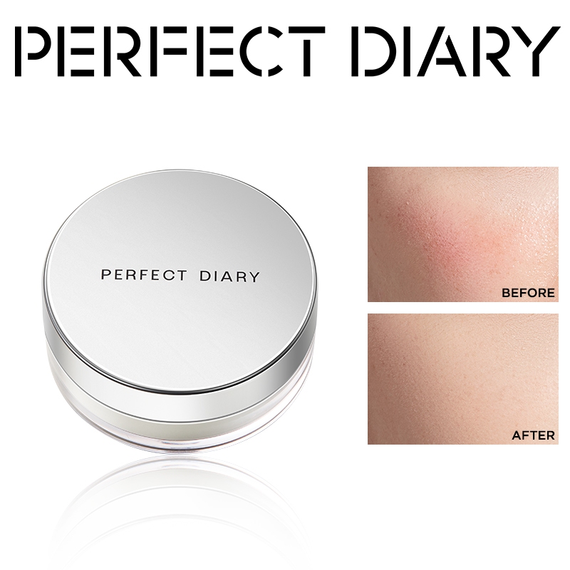Ảnh 【NEW】Phấn phủ kiềm dầu Perfect Diary phiên bản nắp bạc mới giữ nền lâu 7g 1