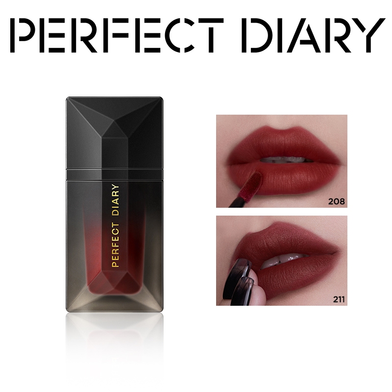 Ảnh Son môi PERFECT DIARY 4ml bám màu chống nước tốt 1