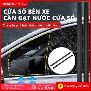 Seametal Xe Bên Cửa Sổ Khăn Lau Cửa Sổ Ô Tô Nâng Dải Cao Su Tự Động Bên Cửa Sổ Chất Làm Sạch Weatherstrip Cách Nhiệt Tiếng Ồn