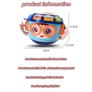 Trẻ em cốc đập tay trống giáo dục giáo dục sớm 0-1 tuổi nhạc cho bé đánh trống 3-6 tháng đồ chơi cho bé
