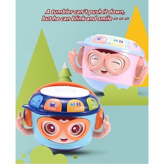 Trẻ em cốc đập tay trống giáo dục giáo dục sớm 0-1 tuổi nhạc cho bé đánh trống 3-6 tháng đồ chơi cho bé