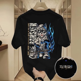 ✨Hàng có sẵn✨WASSUP Sunglasses Wolf -Áo thun nam mới! 100% cotton, thời trang, Unisex