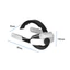 Dành Cho Meta Quest 2 / Quest 3 / Quest 3S Sạc Có Thể Tháo Rời Mũ Elite (M065) Kính VR Tai Nghe Mũ Bảo Hiểm Thắt Lưng Phụ Kiện Thực Tế Ảo