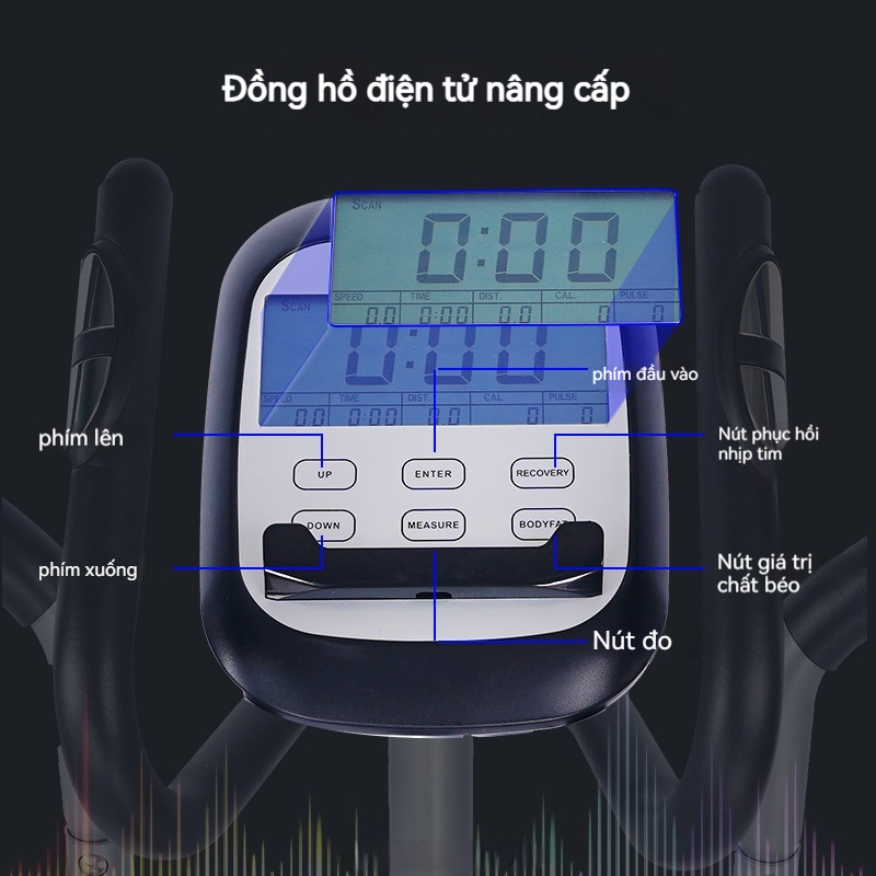 (Chính hãng)Xe đạp tập thể dục đa năng, xe đạp cử động toàn thân tại nhà