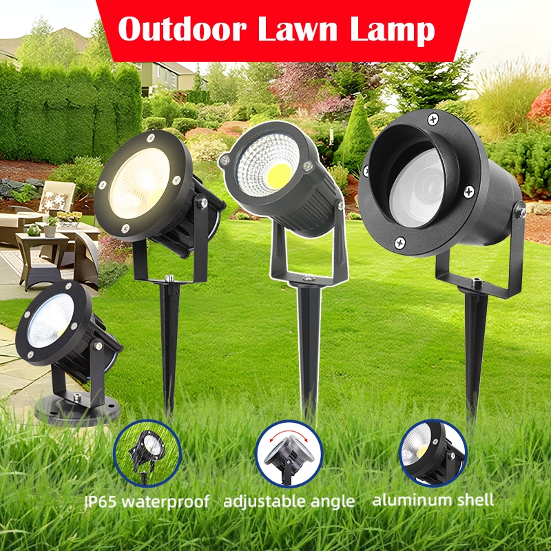 Đèn LED bãi cỏ 5W Đèn chiếu sáng ngoài trời IP65 Đèn đường LED chống nước sân vườn