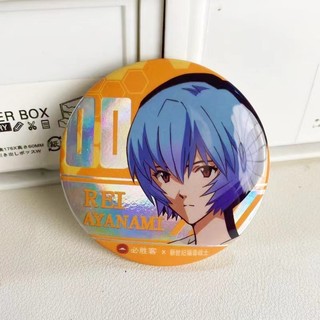 Eva Neon Genesis Evangelion Ayanami Rei Soryu Asuka Trâm Ba Lô Để Bàn Huy Hiệu Kim Loại Nút Cài Áo Cosplay Bộ Sưu Tập Đồ Chơi Túi Trang Trí Quà Tặng