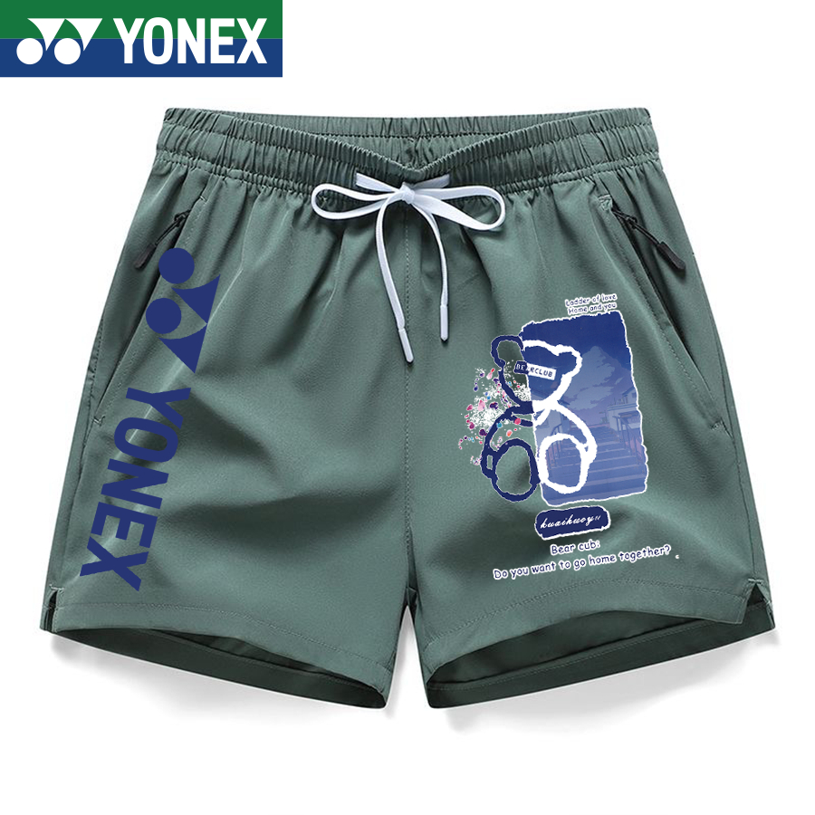 Quần short cầu lông YONEX dành cho nam nữ đi học Thể thao Quần short có dây kéo Quần lót 152254 Hấp thụ mồ hôi / Vi khuẩn / Bảo vệ tia cực tím