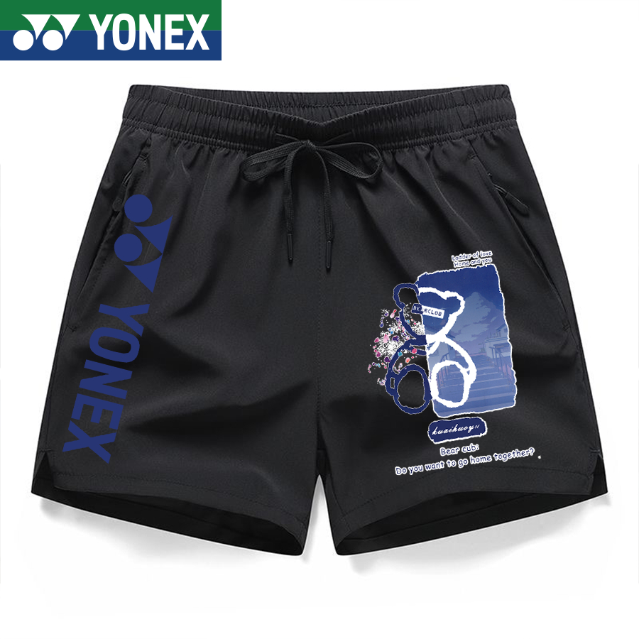 Quần short cầu lông YONEX dành cho nam nữ đi học Thể thao Quần short có dây kéo Quần lót 152254 Hấp thụ mồ hôi / Vi khuẩn / Bảo vệ tia cực tím