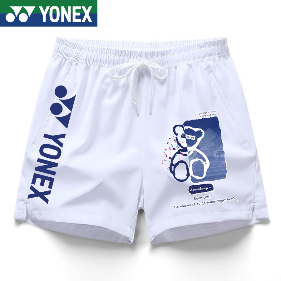 Quần short cầu lông YONEX dành cho nam nữ đi học Thể thao Quần short có dây kéo Quần lót 152254 Hấp thụ mồ hôi / Vi khuẩn / Bảo vệ tia cực tím
