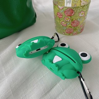 Dành Cho AirPods 4 Pro 2 1 2 3 Pro Tai Nghe Ngồi Dumb Ếch Chống Rơi Tai Nghe Silicon Vỏ Bảo Vệ