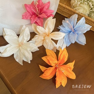 Drejew Vải Hàn Quốc Mô Phỏng lily Tóc Thời Trang Và Đa Năng Tóc Bên Mỏ Vịt Kẹp Kỳ Nghỉ Phong Cách Phụ Kiện Tóc Nữ