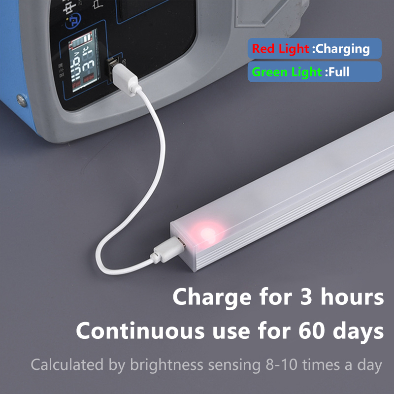 Licer Cảm Biến Chuyển Động Đèn LED 3 Màu Vô Cấp Làm Mờ Đa Năng Đèn Khẩn Cấp Di Động Sạc Tủ Đèn Tủ Quần Áo Ngủ | BigBuy360 - bigbuy360.vn