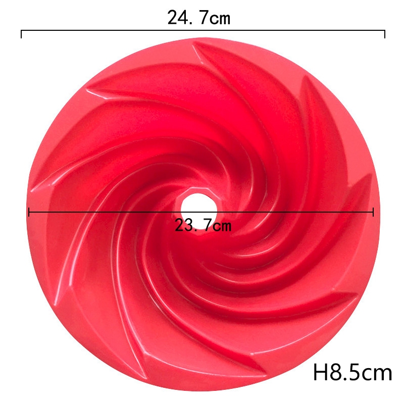 Khuôn nướng bánh silicone tráng miệng kiểu Pháp 6/9 inch, mousse, DIY, Guguhoff