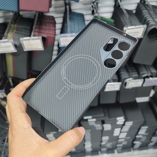 Sang Trọng Từ Tính Thật Aramid Sợi Carbon Dành Cho Samsung Galaxy S25 Siêu Chống Sốc Kim Loại Ống Kính Dành Cho Galaxy S25 Plus Ốp Lưng
