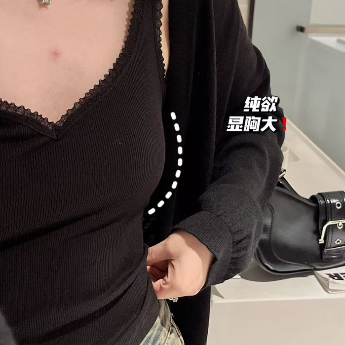 Cổ Áo Mây Cảm Thấy Cotton Ren Camisole Nữ Ren Body Cup Ống Top Quần Lót