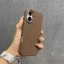 Ốp điện thoại silicon từ tính hình tròn mịn cho iPhone 16 Pro Max 15 14 13 12 Pro Max 11 ProMax 14 / 15 / 16Plus Vỏ silicon chống sốc
