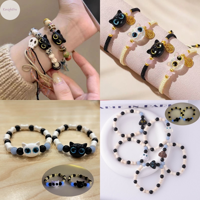 K2nightfee Vòng Tay Hoạt Hình Dễ Thương Cho Nữ Bé Gái Sáng Tạo Nhiều Màu Sắc Có Thể Điều Chỉnh Dây Dệt Vòng Tay Độc Đáo Đính Hạt Vòng Tay Quyến Rũ VN