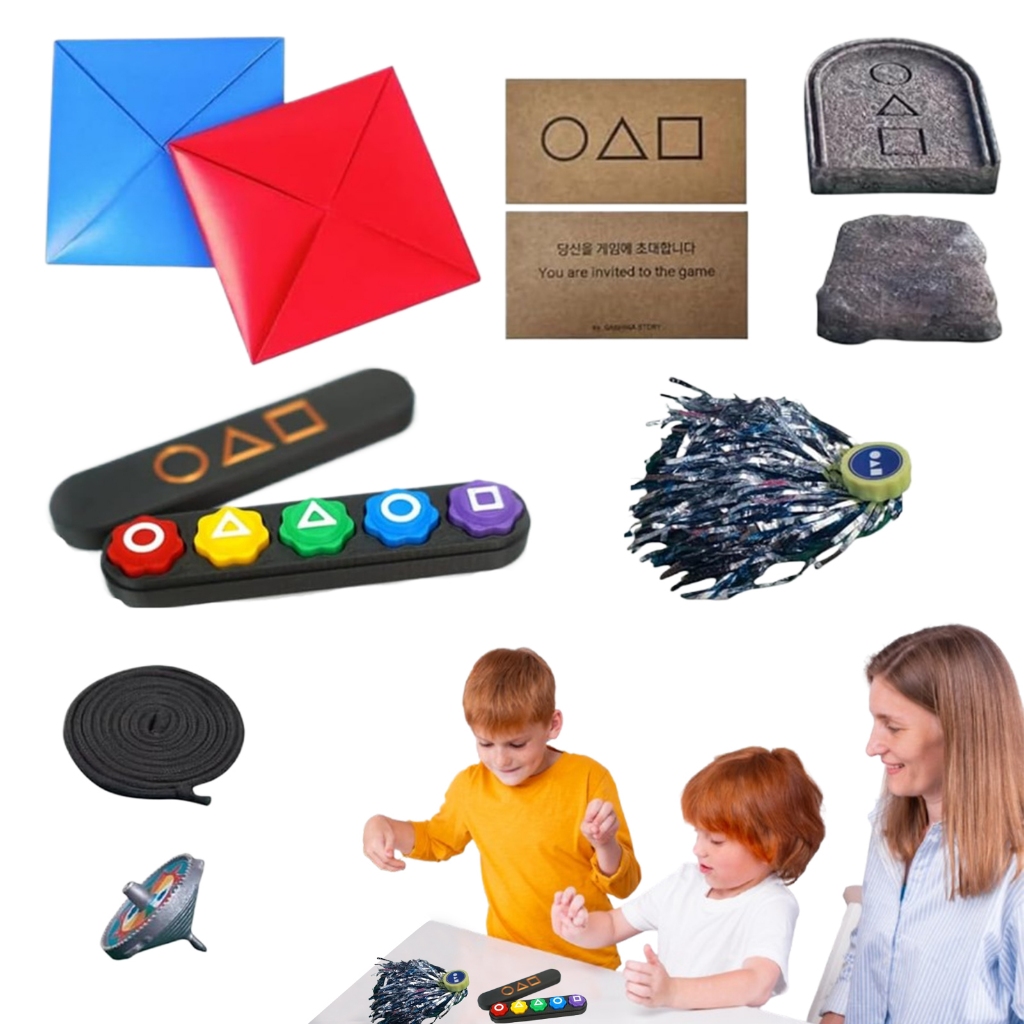 Squid Game 2 Gonggi Stone Đá Gỗ Gonggi Hàn Quốc Jack Bộ Trò Chơi Truyền Thống Tay Mắt Phối Hợp Huấn Luyện Đồ Chơi shopidaevn