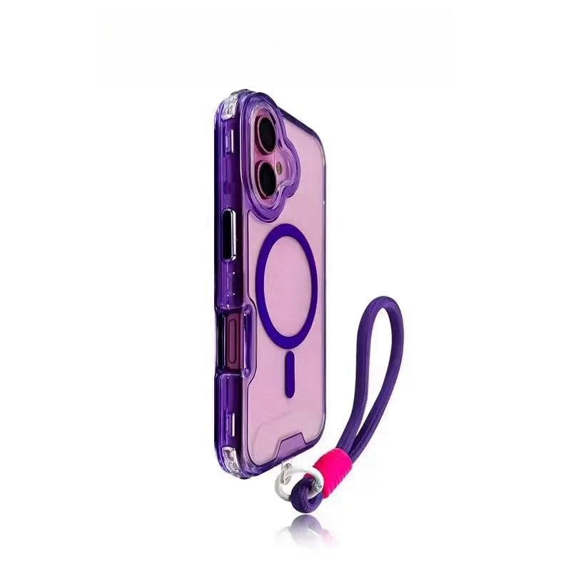 Ốp lưng cứng 3 trong 1 có dây buộc tương thích cho iPhone 11 pro max 12 pro max 13 pro max 14 pro max 15 pro max 16 pro max 14plus 15plus 16plus