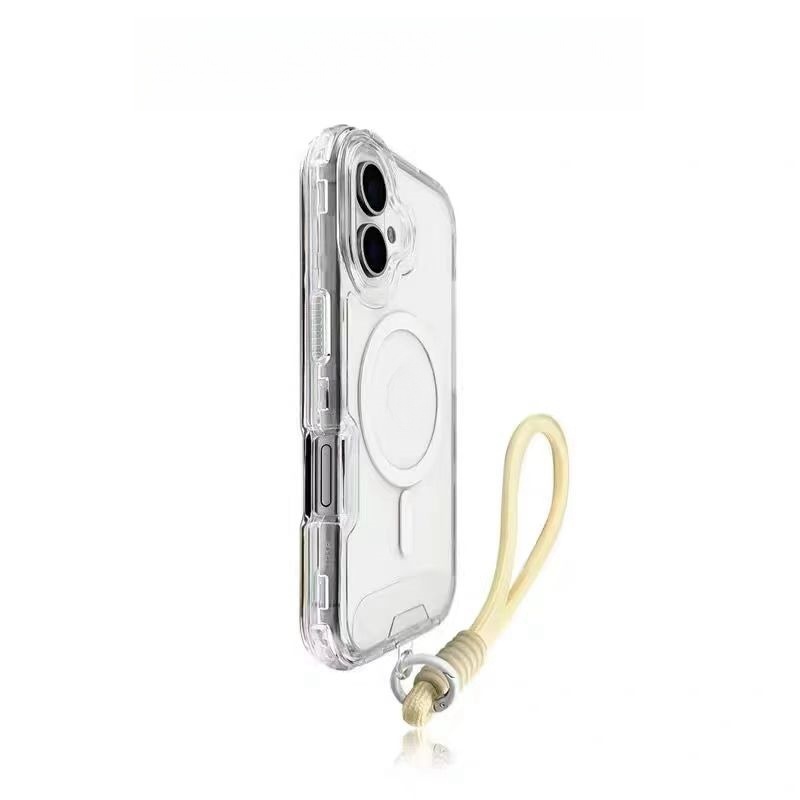 Ốp lưng cứng 3 trong 1 có dây buộc tương thích cho iPhone 11 pro max 12 pro max 13 pro max 14 pro max 15 pro max 16 pro max 14plus 15plus 16plus