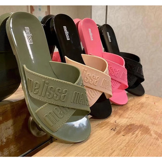 Giày đi biển nữ Melissa Cross Flat Slips