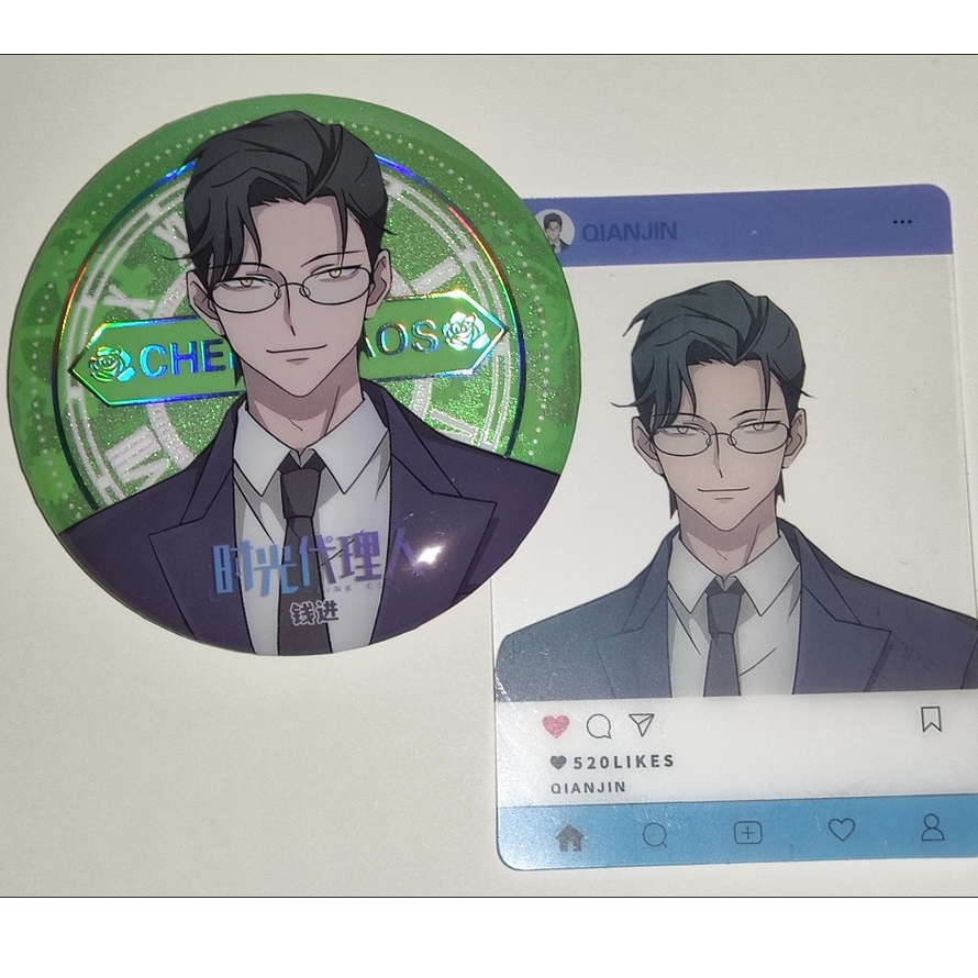 Link Click Blind Box Set – Huy hiệu thiếc 75mm & Thẻ trong suốt PVC, Hộp 10 gói, 20 kiểu dáng (10 ngẫu nhiên mỗi hộp)