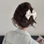 Retro Tất Cả Trận Đấu Nơ-Bow Một Từ Kẹp Tóc Nữ Phong Cách Mới Cao Cấp Cảm Thấy Lấy Kẹp Xoắn Kẹp Tóc