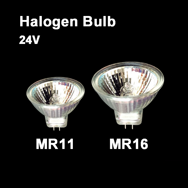 Đèn pha bóng đèn Halogen AC / DC 24V MR11 MR16 GU5.3 Đèn pha độ sáng ...
