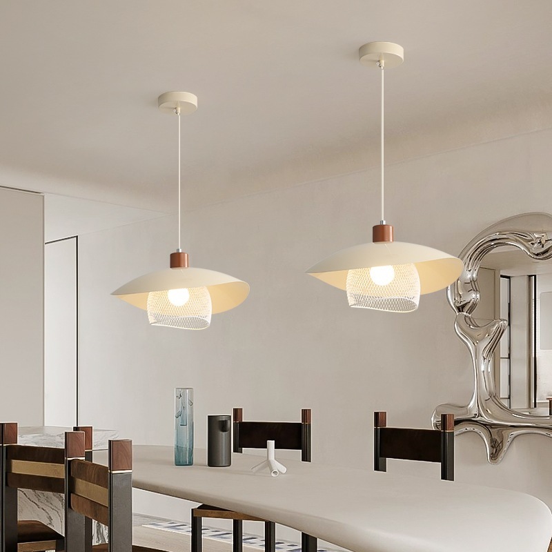Đèn chùm lưới sắt cổ điển, Đèn trần mặt dây chuyền Led xanh thời trung cổ, Thanh bàn ăn Cafe Đèn thả trang trí
