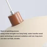 Đèn chùm LED phòng ăn tối giản hiện đại của Pháp, Đèn chùm lưới sắt sáng tạo Mặt dây chuyền đèn trần, quán Bar Đảo nhà bếp Cafe treo trang trí — ảnh 8