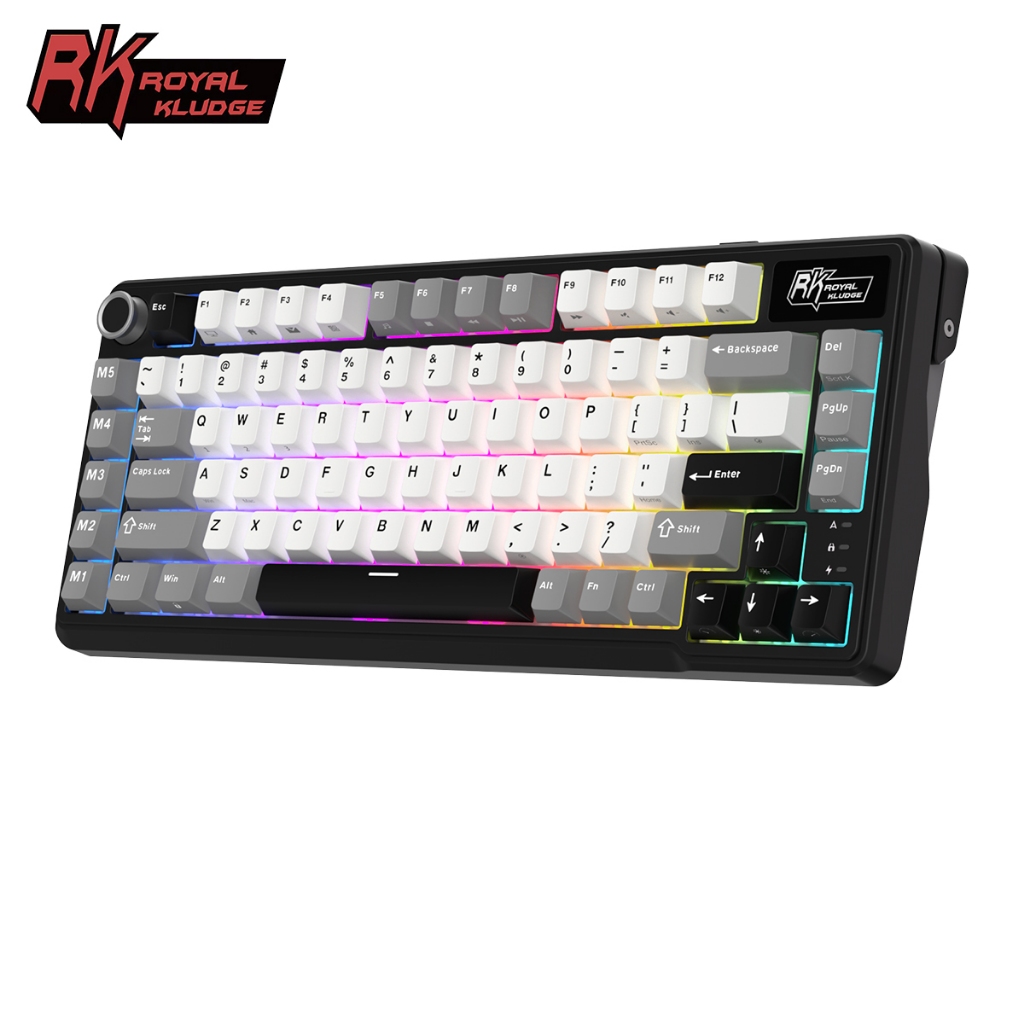Royal Kludge RK L75 Knight Black 85 Key Diy Tri-Mode RGB Bàn phím cơ ...