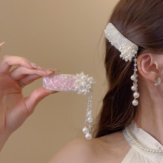 Kẹp Tóc Thiết Kế Độc Đáo Hoa Và Rủ Phong Cách Đáng Yêu Trẻ Trung Phụ Kiện Nữ Tính Cá Tính Cho Thiếu Nữ
