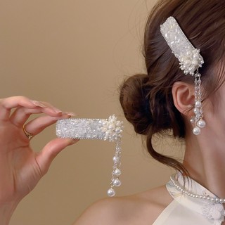 Kẹp Tóc Thiết Kế Độc Đáo Hoa Và Rủ Phong Cách Đáng Yêu Trẻ Trung Phụ Kiện Nữ Tính Cá Tính Cho Thiếu Nữ
