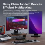 Ga nối 12 trong 1 Hagibis Thunderbolt 4 Hub với màn hình kép Dock màn hình 8K / 4K Trạm nối 40Gbps với giao diện mạng 2.5G được chứng nhận Thunderbolt cho Macbook Windows — ảnh 4