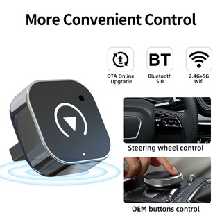 Mới Không Dây CarPlay Android Tự Động Adapter USB Dongle Thông Minh Mini Hộp Cắm Và Chạy Đa Năng Cho VW Toyota Nissan Honda Ford Benz