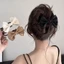 Retro Tất Cả Trận Đấu Nơ-Bow Một Từ Kẹp Tóc Nữ Phong Cách Mới Cao Cấp Cảm Thấy Lấy Kẹp Xoắn Kẹp Tóc