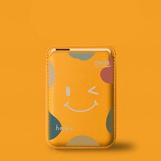 Hộp đựng thẻ ví họa tiết mặt cười đơn giản cho iPhone 11 Pro 12 13promax 15pro 15 Pro Max 14 14promax 14 Pro 16 16plus 16 Pro Max