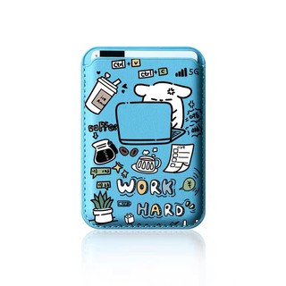 Giá đỡ thẻ ví họa tiết chó làm việc cứng cho iPhone 11 Pro 12 13promax 15pro 15 Pro Max 14 14promax 14 Pro 16 16plus 16 Pro Max