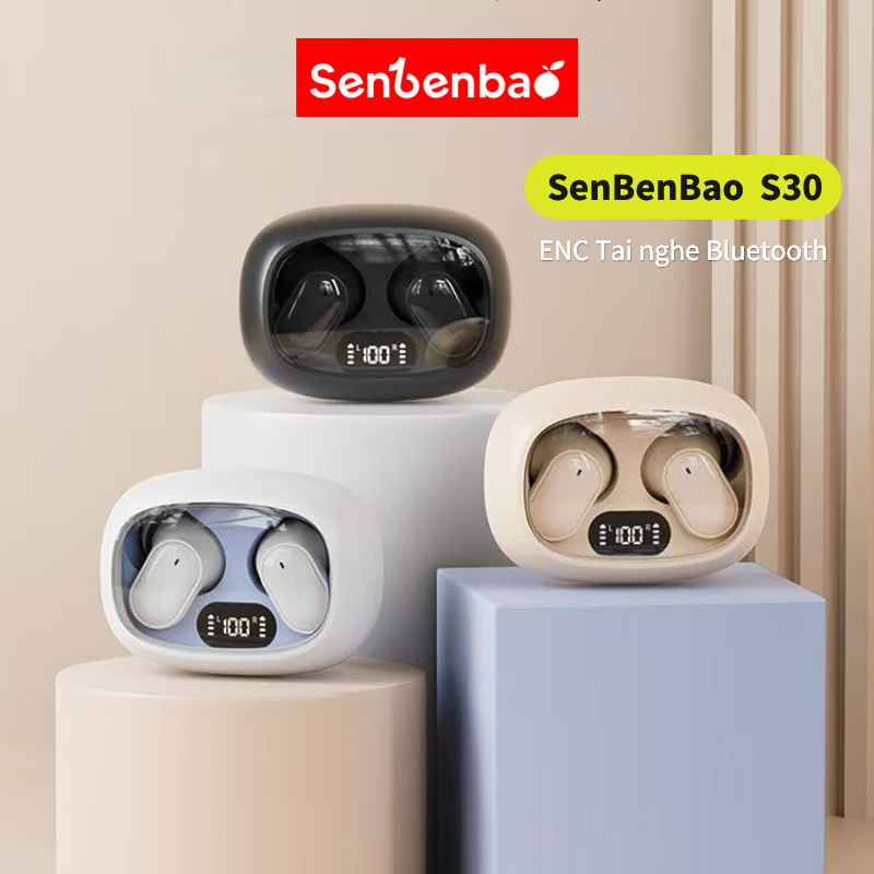 Tai nghe không dây Senbenbao S30TWS Tai nghe Bluetooth Tai nghe thể thao có Mic Nhạc / Trò chơi Hỗ trợ chế độ kép Cuộc gọi