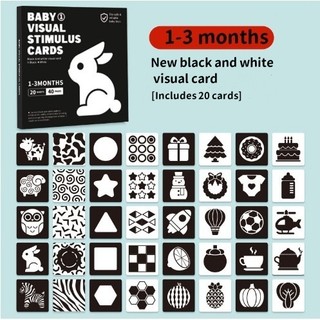 Montessori Cho Bé Giáo Dục Học Tập Sớm Thẻ Kích Thích Thị Giác Cho Bé Đen Trắng Và Tương Phản Cao Thẻ Flash Trẻ Em Đồ Chơi Cảm Giác