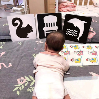 Montessori Cho Bé Giáo Dục Học Tập Sớm Thẻ Kích Thích Thị Giác Cho Bé Đen Trắng Và Tương Phản Cao Thẻ Flash Trẻ Em Đồ Chơi Cảm Giác